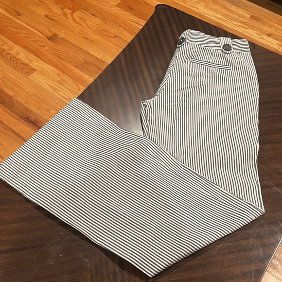 Tory Burch pants blue/white stripes , size 6 - Picture 5 of 6